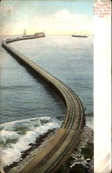 Longest Wharf In the World Postcard