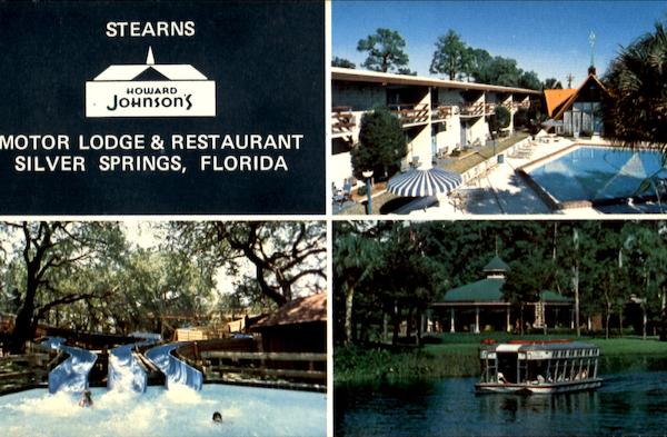 Stearns Howard Johnson's Motor Lodge & Restaurant Silver Springs Florida