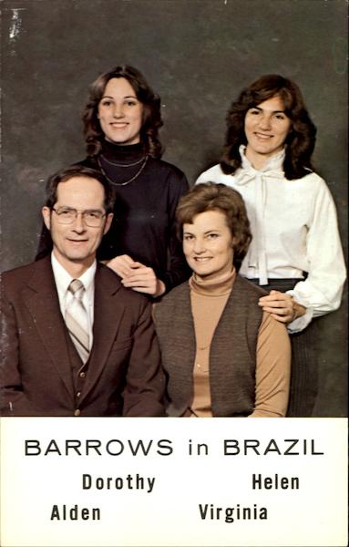 Alden & Virginia Barrows In Brazil Florida Religious