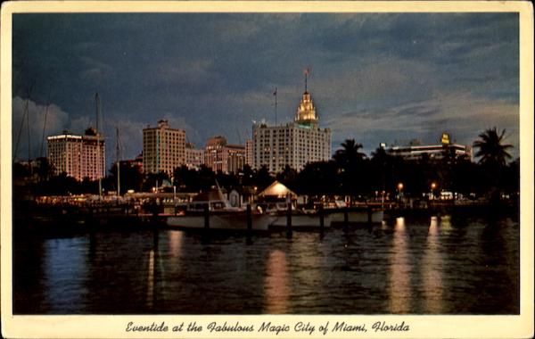 Eventide At The Fabulous Magic City Of Miami Florida