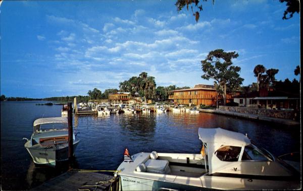 Waterfront View Of Riverside Villas And Motel Scenic Florida