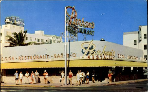 Parham's Restaurant, 73rd and Collins Ave Miami Beach Florida
