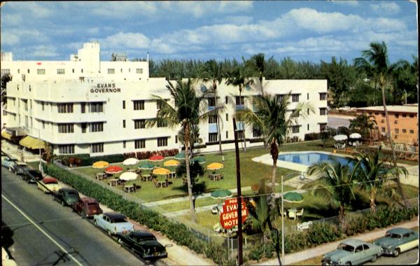 The Evans Governor Hotel, Park Aenue At 21st Street Miami Beach Florida