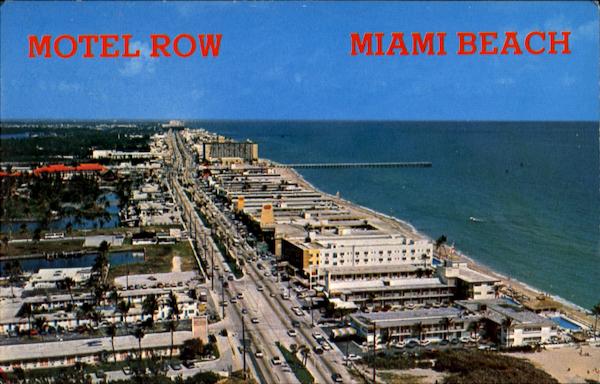 Motel Row, Collins Avenue Miami Beach Florida