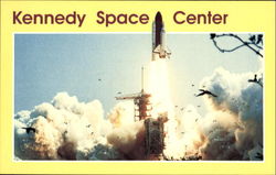 Kennedy Space Center Florida Space & Rockets Postcard Postcard