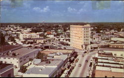 A View Of Five Points, Main Street Sarasota, FL Postcard Postcard