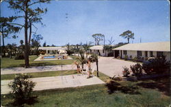 Echo Lodge Efficiency Apartments, Crescent Beach Road Sarasota, FL Postcard Postcard