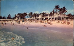 The Famed Lido Beach Sarasota, FL Postcard Postcard