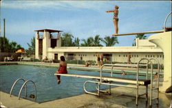 Beautiful Swimming Pool Postcard