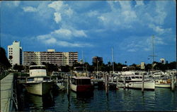 Modern Marina Postcard