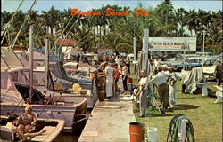 Charter Boats At Boynton Beach Marina Florida Postcard Postcard