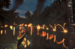 Twilight At Coco Palms Postcard