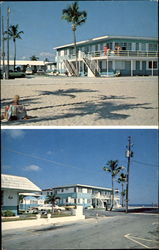 Oceanside Motel And Apartments, 315 Cleveland Street Hollywood Beach, FL Postcard Postcard