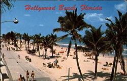 Hollywood Beach Florida Postcard Postcard