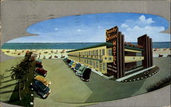Sandy Shores Motel, 16251 Collins Avenue Postcard