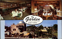 The Garden Restaurant And Cocktail Lounge, 2235 S. W. 8th St Postcard