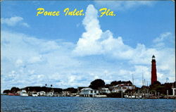 Ponce Inlet Scenic, FL Postcard Postcard