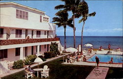 Dick Connell's Surf And Sand Apartments, 845 Collins Avenue Miami Beach, FL Postcard Postcard