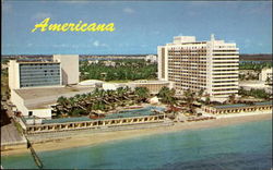 Americana Hotel Postcard
