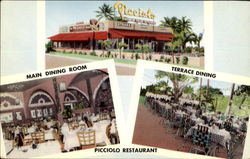 Picciolo Restaurant, 136-142 Collins Avenue Miami Beach, FL Postcard Postcard