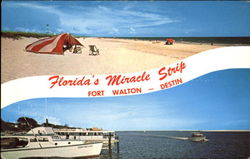 Florida's Miracle Strip Fort Walton Beach, FL Postcard Postcard