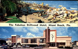 The Fabulous Driftwood Motel, 171st Street & Collins Avenue Postcard