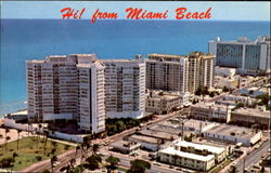 Hi From Miami Beach Postcard