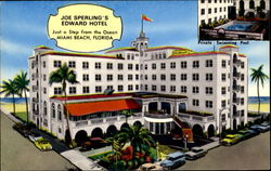 Joe Sperling's Edward Hotel, 10th St. and Collins Ave Postcard
