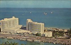 The Fontainebleau Hotel Cabana And Yacht Club, 44th to 47th Street Postcard