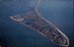 An Aerial View Of Anna Maria Island, Manatee County Florida Postcard Postcard