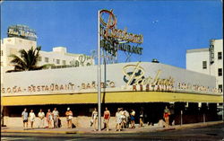 Parham's Restaurant, 73rd and Collins Ave Postcard