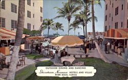 The Shoreham Norman Twin Hotels And Villas Miami Beach, FL Postcard Postcard