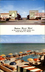 Neptune Resort Motel, 15995 Collins Ave Postcard