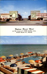 Neptune Resort Motel, 15995 Collins Ave Miami Beach, FL Postcard Postcard