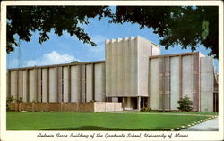 Antonio Ferre Building Of The Graduate School, University Of Miami Florida Postcard Postcard