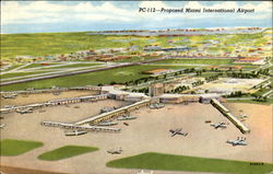 Proposed Miami International Airport Postcard