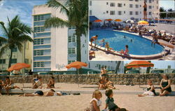 The Bluewater Hotel, 74th St. & The Ocean Miami Beach, FL Postcard Postcard
