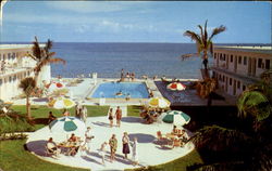 Carib Motel, 189th St. Postcard