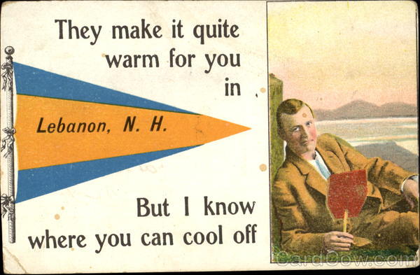 I know where you can cool off Lebanon New Hampshire