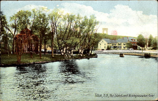 The Island And Winnepesaukee River Tilton New Hampshire
