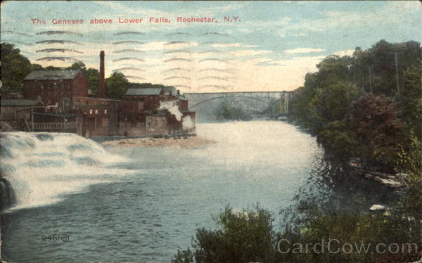 The Genesee Above Lower Falls Rochester New York