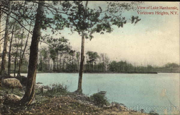 View Of Lake Manhansic Yorktown Heights New York