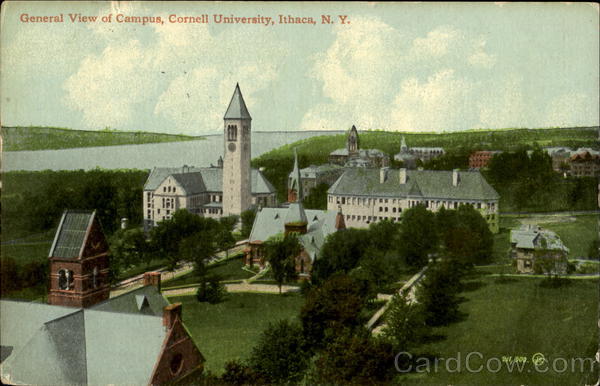 General View Of Campus, Cornell University Ithaca New York