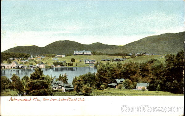 View from Lake Placid Club New York