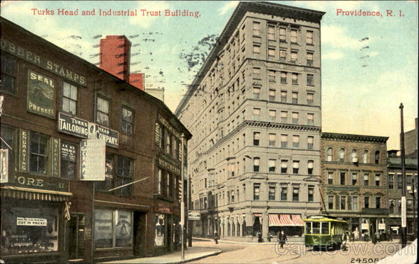 Turks Head And Industrial Trust Building Providence Rhode Island