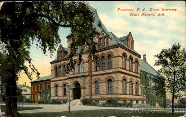 Brown University Sayles Memorial Hall Providence Rhode Island