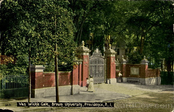 Van Wickle Gate, Brown University Providence Rhode Island