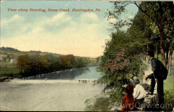 View Along Standing Stone Creek Huntingdon Pennsylvania
