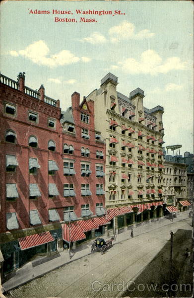 Adams House, Washington Street Boston Massachusetts