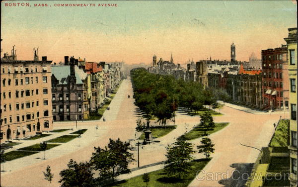 Commonwealth Avenue Boston Massachusetts